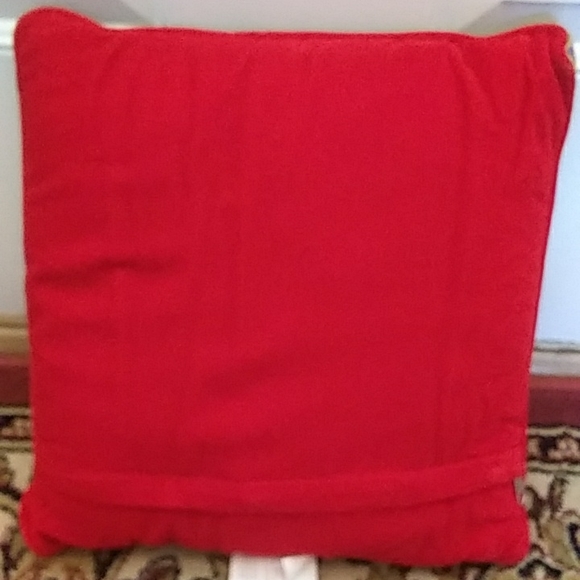 Vintage needlepoint pillow, EUC - Picture 4 of 5